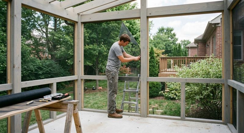 Enclosed Porch Construction in Longmont, CO