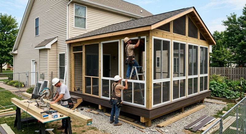 Patio Enclosure Installation in Knoxville, TN