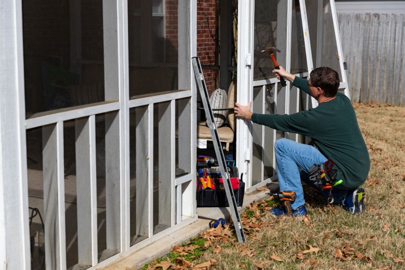 Porch Enclosure Installation in Asheville, NC