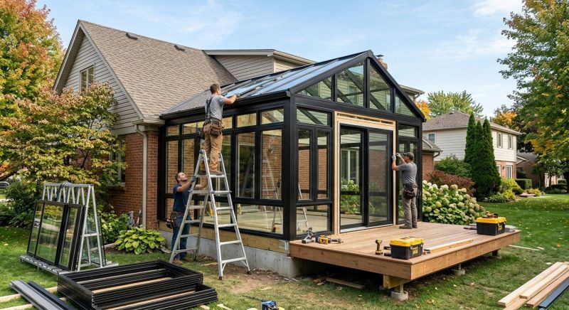 Sunroom Addition Construction in Nashville, TN